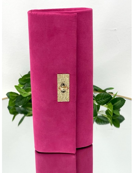 Cartera Marmol fucsia