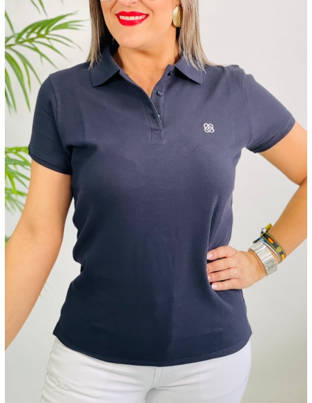 Polo basic azul