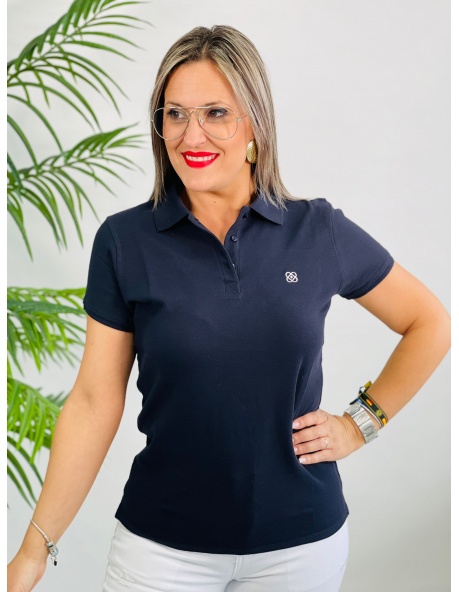 Polo basic azul