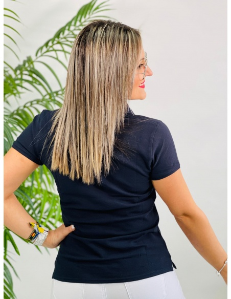 Polo basic azul