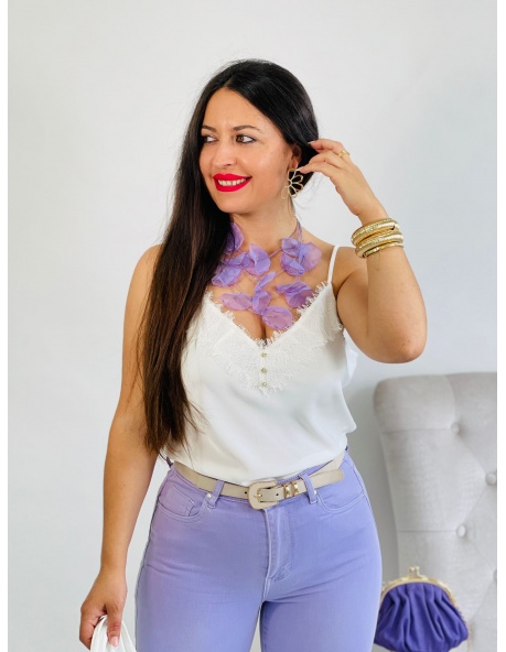 Top Escullos Blanco