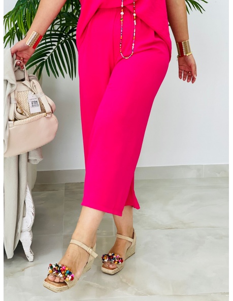 Pantalon Pau fucsia