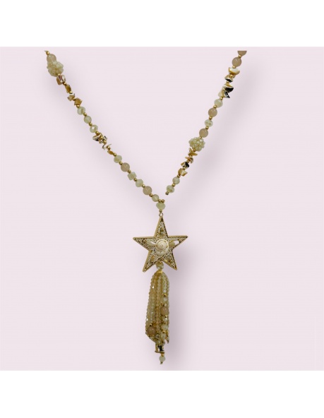 Collar largo Coral