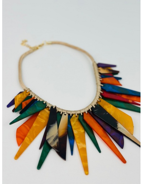Collar Étnico Multicolor