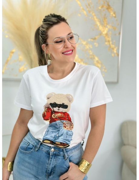 Camiseta Oso Rojo