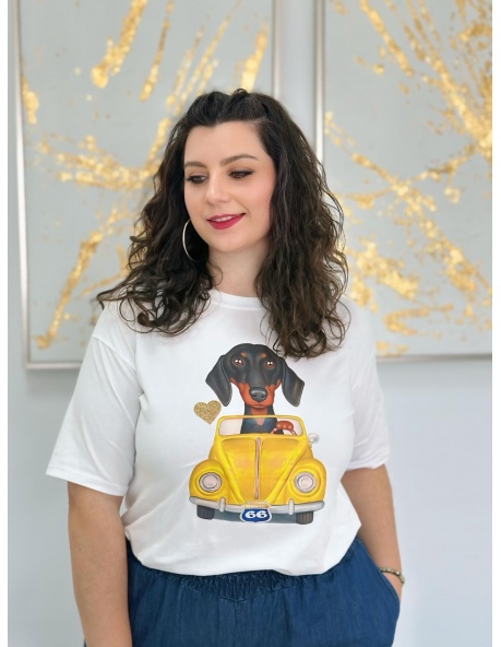 Camiseta Vacaciones Perro