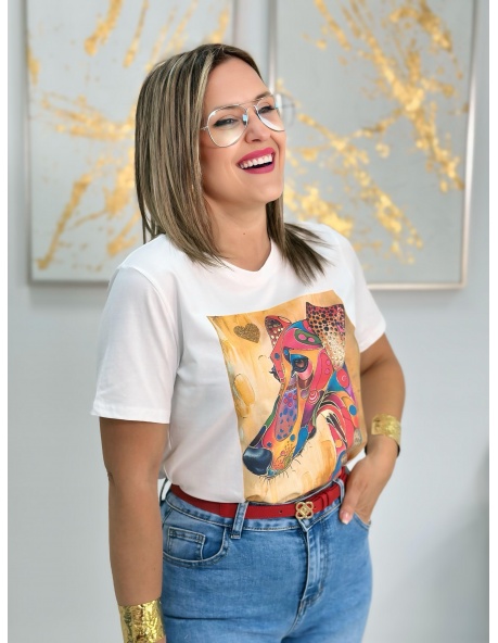 Camiseta Perro Picasso