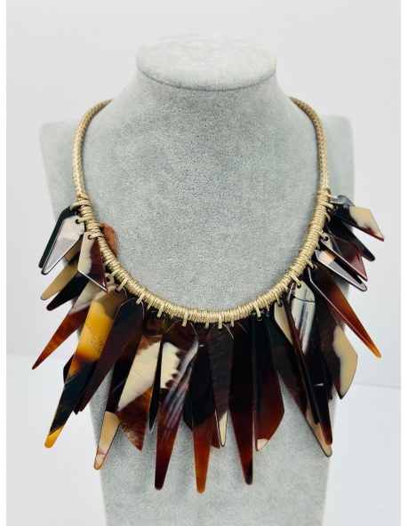 Collar Étnico Marron