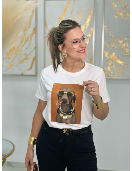 Camiseta Perro Gafas 2