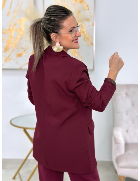 Blazer Castaña