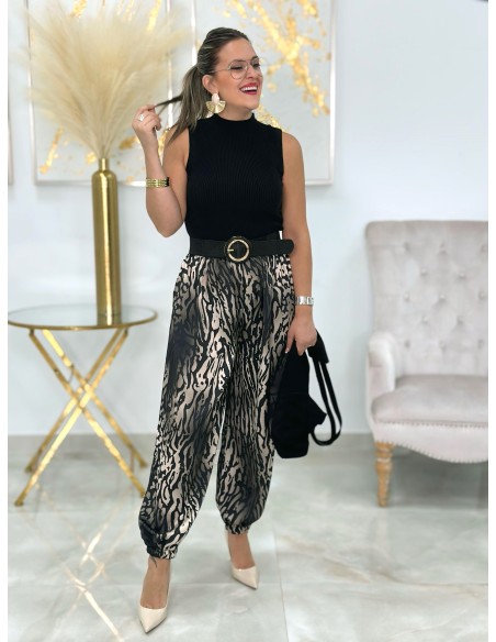 Pantalon Marfil Estamp.