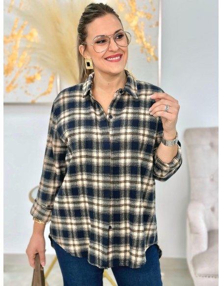 Camisa Optimista cuadro
